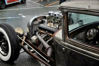 Hot Rod Rods Retro Rat Engine H Wallpaper