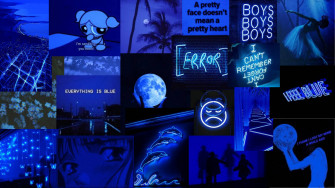 Dark Blue Aesthetic Wallpaper