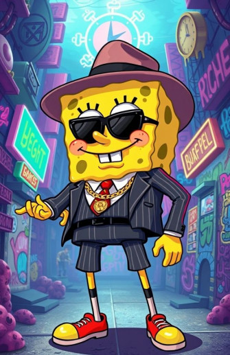 Gangster Spongebob Wallpaper