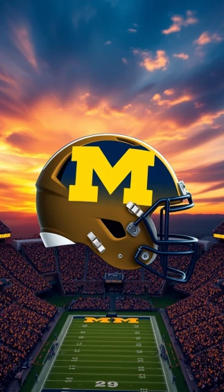 Michigan Football Phone Wallpaper