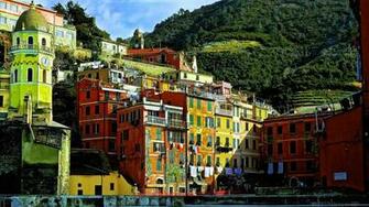 Vernazza Italy Wallpaper HD Background Cinque