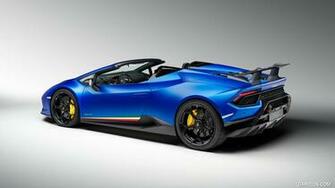 Lamborghini Hurac N Spyder Performante Rear Three Quarter