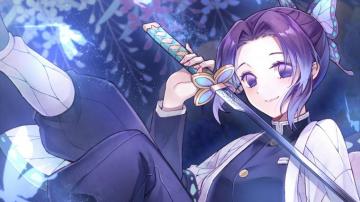 Shinobu Kocho From Kimetsu No Yaiba Anime Wallpaper 4k Ultra