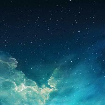 Ios7 Galaxy Blue Parallax HD iPhone iPad Wallpaper