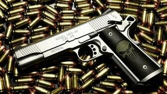 Guns Bullets Ammo HDq Wallpaper