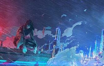 Wallpaper The Shower Cyborg Ghost In Shell