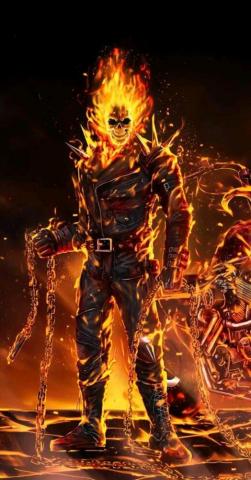 Garena Fire On Doodle Art Inspirations Ghost Rider