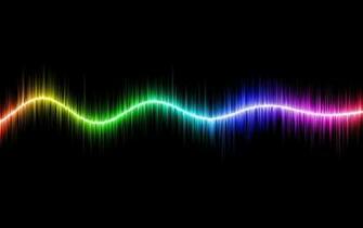 Black Neon Waves Abstract Other HD Desktop Wallpaper