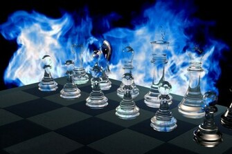 Glass Chess Board Wallpaper Rocketdock