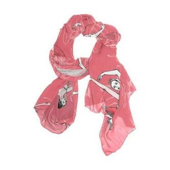 Dragon Sword Women S Scarves Ballerinas Ballet Girl Background
