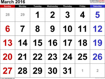 March Calendar Printable Is Listed