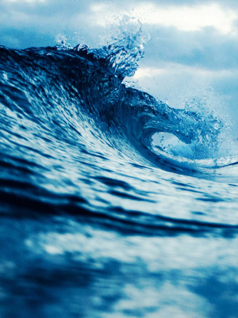 High Resolution Blue Ocean Wallpaper