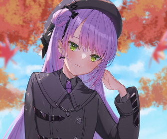 Enchanting Virtual R Tokoyami Towa From Hololive Wallpaper
