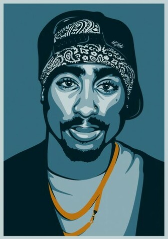 Tupac Amaru Shakur By Ucarts
