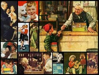 Wallpaper Photo Art Norman Rockwell