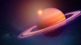 Stunning Of Saturn In Outer Space Wallpaper