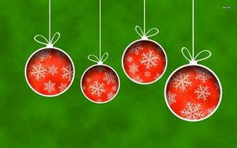 Christmas Ornaments Wallpaper Holiday