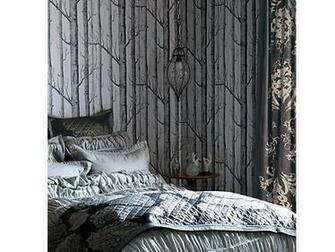 Stag Deer And Damask Birch Tree Pillow