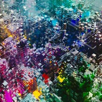 Wallpaper Structure Complex Details Colorful