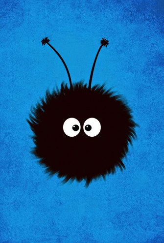 Cute Blue iPhone Wallpaper