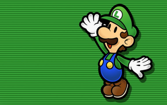Paper Luigi Wallpaper By Guile147