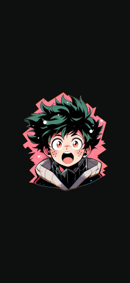 Mha Surprised Deku Black Wallpaper Epic Izuku Midoriya HD