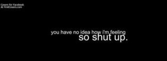 Shut Up Cover