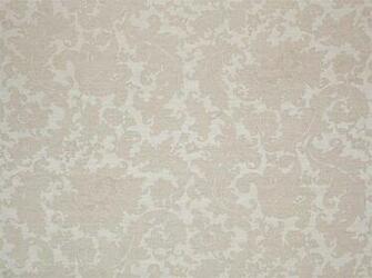 Natural Savoy Silk Printed Outline French Damask