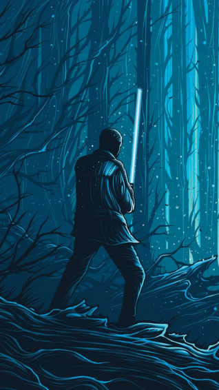 Star Wars iPhone Plus Graphic Art Wallpaper