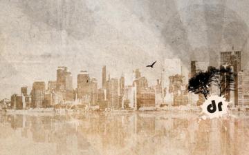 Digital Revolutions Cityscape Urban Wallpaper