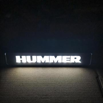 Badge Emblem Drl Day Running Light Hood Grill Grille Bonnet Led