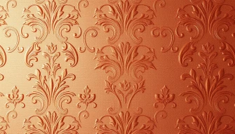 Damask Embossed Wallpaper