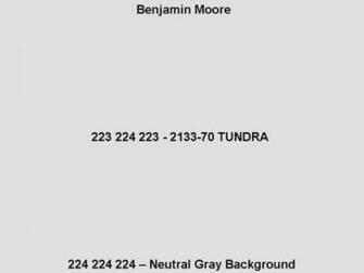 Benjamin Moore Tint Visualization Image