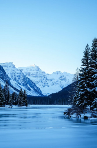Winter Mountain Wallpaper
