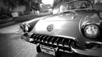 Car Classic Bw Cg Digital Art Retro Muscle Cars Wallpaper Background