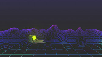 Retro Computer Abstract Background Wallpaper 4k 2460g