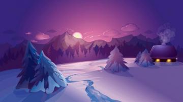 Wallpaper Nature Landscape Digital Art Mountains Clouds