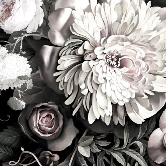 Dark Floral Ii Wallpaper