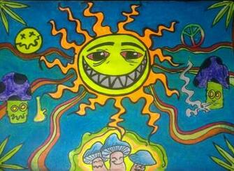 Trippy Stoner Art By Shotgun40