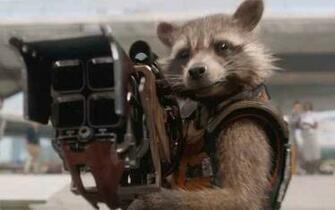 Guardians Of The Galaxy Rocket Raccoon HD Staggering Wallpaper