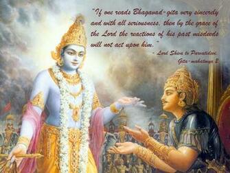Bhagavad Gita Hindu Wallpaper