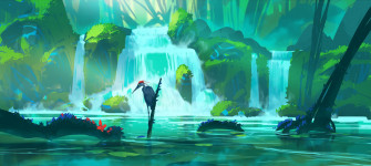 Bird River Digital Art 4k Wallpaper HD Artist