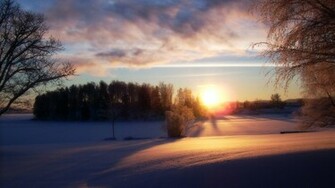 Beautiful Snow Scenery Wallpaper HD Desktop