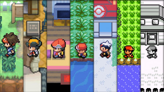 Landscape Pokemon Pixel Art Wallpaper HD