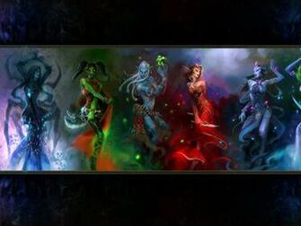 World Of Warcraft Blood Elf Undead Human Draenei Elves Orcs
