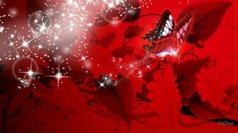 Red Butterfly Wallpaper