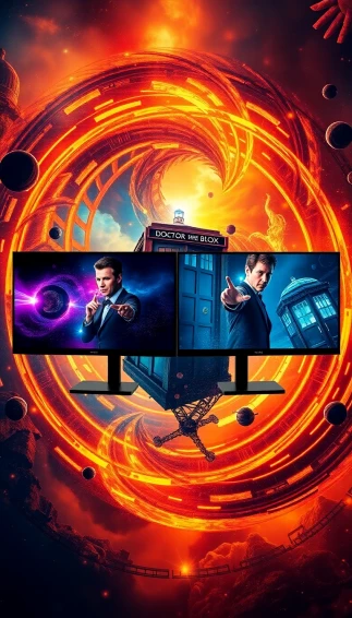 Doctor Who Dual Monitor Wallpaper