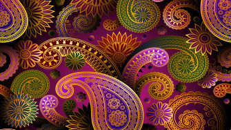 Paisley Print Hintergrund Wallpaper