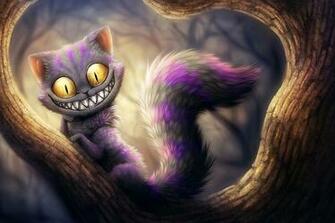 Paintings Movies Characters Cats Alice In Wonderland Cheshire Cat