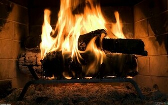 The Fire In Fireplace Wallpaper Open Walls